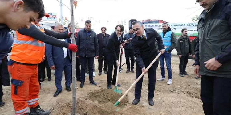 İnegöl’de fidanlar toprakla buluştu
