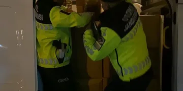Hazine arazisinde izinsiz yer açarken yakalandı