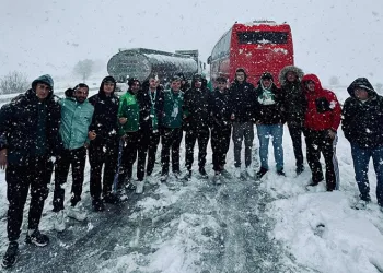 Bursasporlu taraftarlara kar engeli, Bursa’ya dönüyorlar