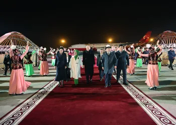 Cumhurbaşkanı Erdoğan Kırgızistan’da