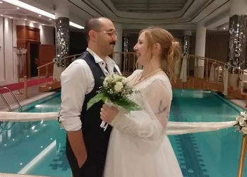 Danimarkalı geline Türk usulü düğün