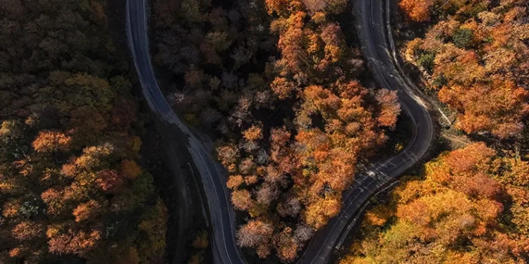 Uludağ’da kartpostallık sonbahar manzaraları