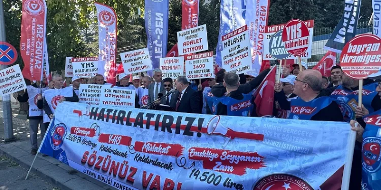 Memur sendikaları 4 gün sürecek oturma eylemi başlattı