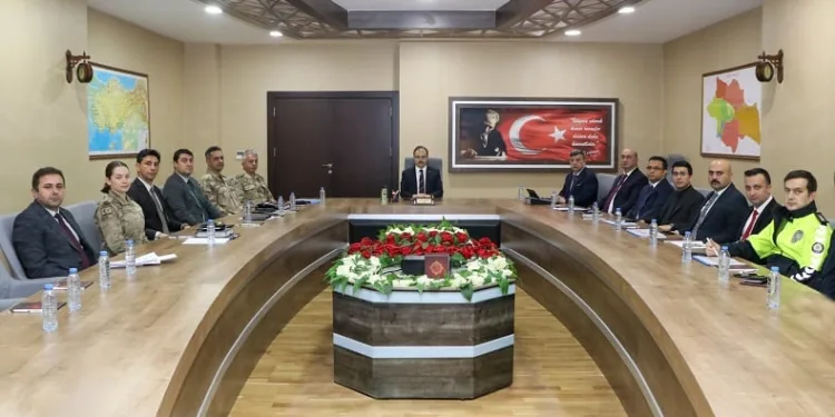 Güvenlik ve asayiş toplantısı yapıldı