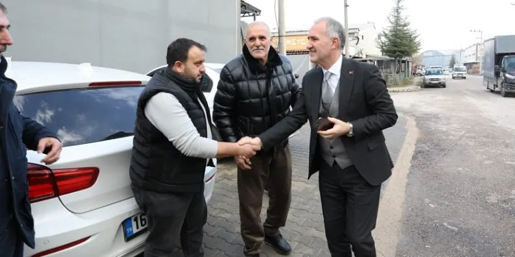 İnegöl sanayi bölgelerinde düzenlemeler devam ediyor