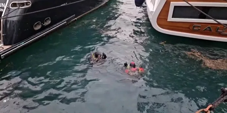 Denizde kaybolan 2 kardeşi arama çalışmaları sürüyor