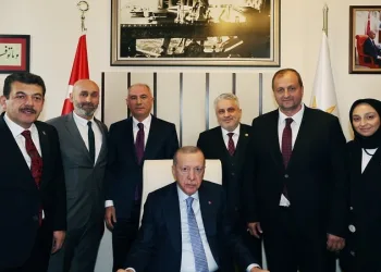 Cumhurbaşkanı Erdoğan, Başkan Usta’yı kabul etti