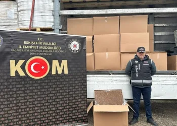 1 milyon 125 bin adet doldurulmuş makaron ele geçirildi