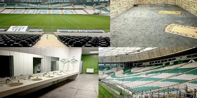Bursaspor’da stadyumdaki eksikler gideriliyor