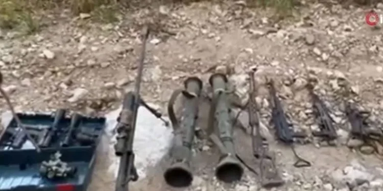 Pençe-Kilit bölgesinde çok sayıda silah ve mühimmat ele geçirildi