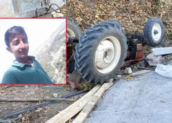 Bursa’da devrilen traktörün altında kalan genç hayatını kaybetti