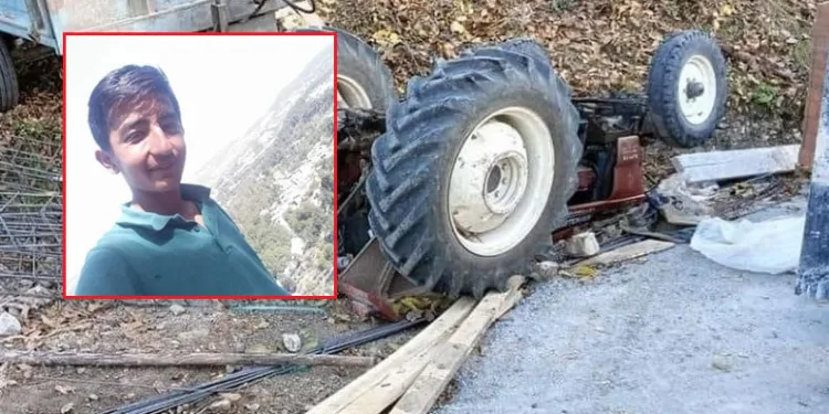 Bursa’da devrilen traktörün altında kalan genç hayatını kaybetti
