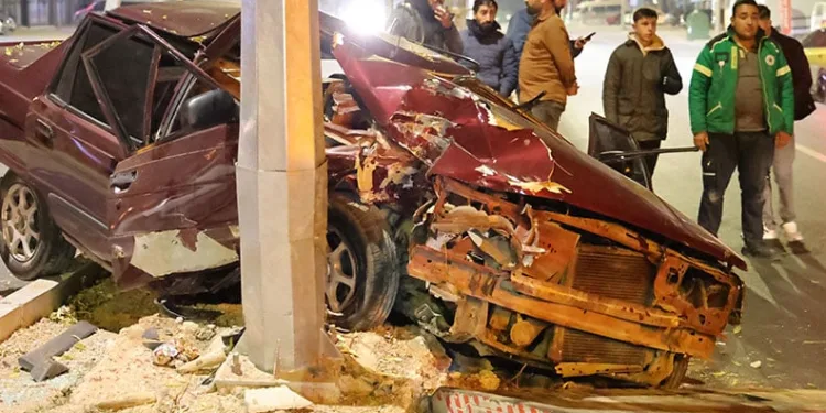 Aksaray’da 2 otomobil çarpıştı: 2 yaralı