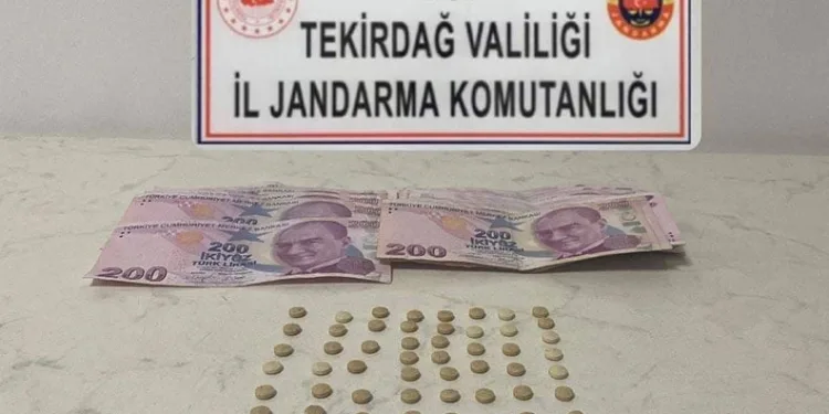 Tekirdağ’da jandarmadan uyuşturucu operasyonu