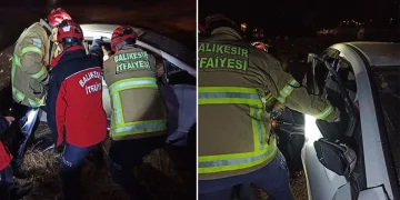 Balıkesir’de trafik kazası: 6 yaralı