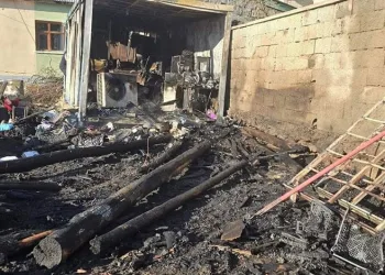 Konteyner yangını maddi hasara yol açtı