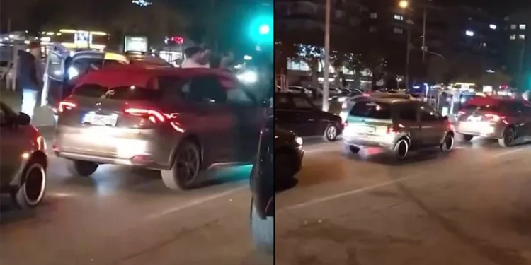 Bursa’da asker eğlencesinde yolu kesip çiftetelli oynadılar