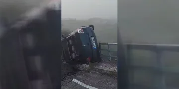 Yıkık köprü faciaya neden oldu: 1 yaralı