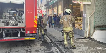 Ümraniye’de marangoz atölyesinde yangın
