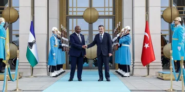 Cumhurbaşkanı Yardımcısı Yılmaz, Lesoto Başbakanı Matekane’yi kabul etti