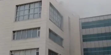 Kırklareli’nde üniversitede çıkan yangın söndürüldü