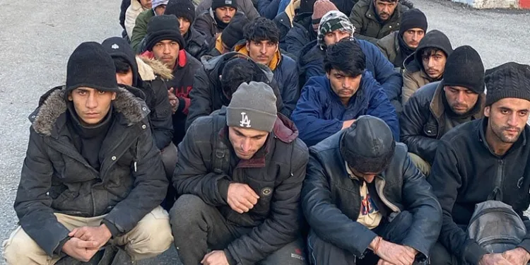 Ağrı’da 29 Afganistan ve 1 Pakistanlı kaçak yakalandı