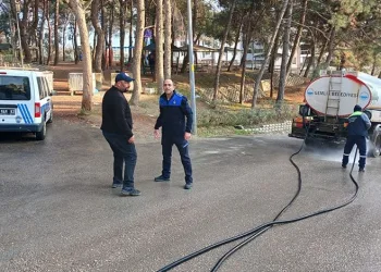 Yola beton döken firmaya ceza