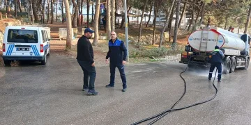 Yola beton döken firmaya ceza