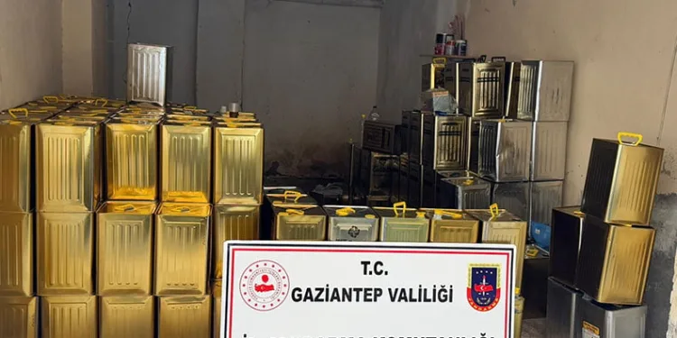 Gaziantep’te 1,5 milyon lira değerinde sahte zeytinyağı ele geçirildi