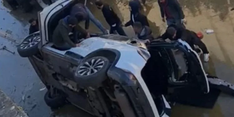 Dereye düşen aracın sürücüsü hayatını kaybetti