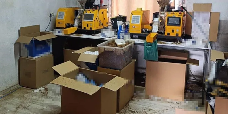 5 milyonluk kaçak sigara operasyonu