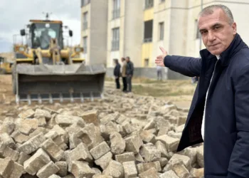 TOKİ yolu onarımı