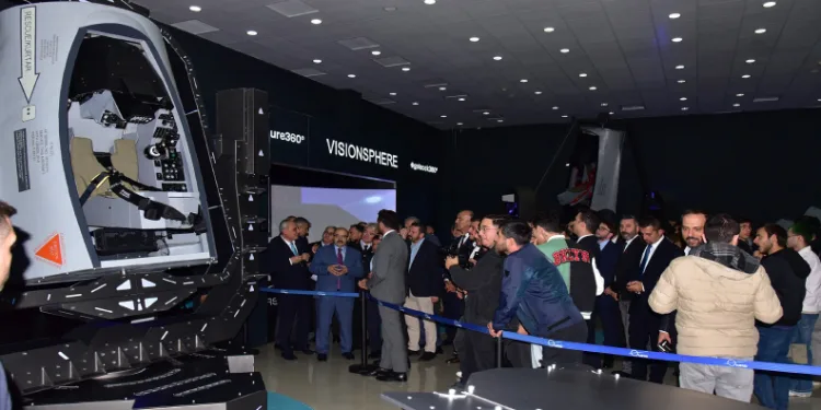 360 derece simülasyon merkezi açıldı