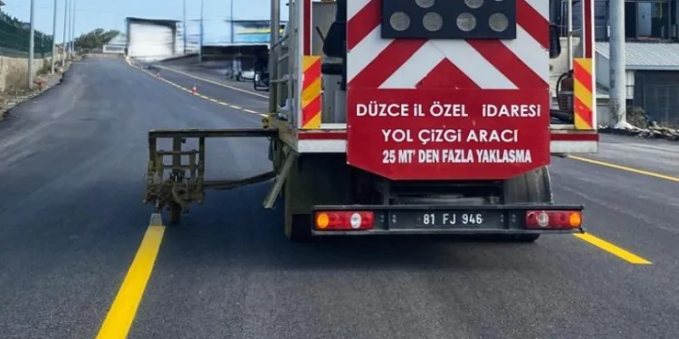 Güvenli sürüş için yeni çizgiler
