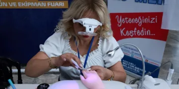 Kursiyerler fuarda yeteneklerini sergiledi