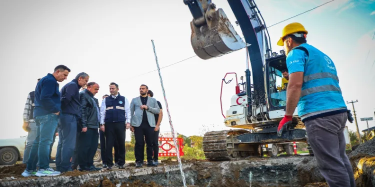 Altyapıya nefes aldıracak kanalizasyon hattında sona gelindi