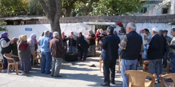 Mahalle sakinleri yağmur duası yaptı