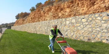Peyzaj çalışmaları devam ediyor