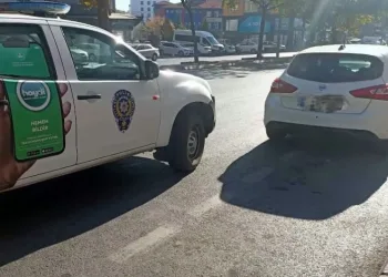 Araçla köpeği koşturan şahıs yakalandı