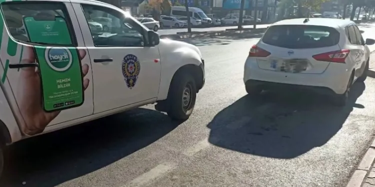 Araçla köpeği koşturan şahıs yakalandı