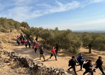 Doğa yürüyüşü etkinliğini