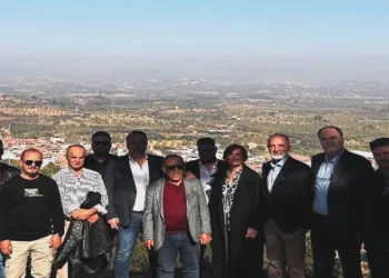 Yunanistan’dan gelen heyet köyü ziyaret etti