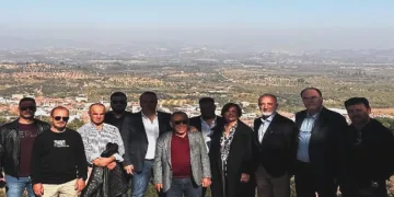 Yunanistan’dan gelen heyet köyü ziyaret etti