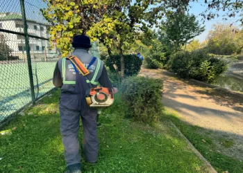 Serdivan’da yeşil alan çalışması