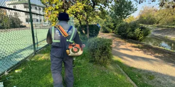 Serdivan’da yeşil alan çalışması