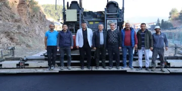 Sıcak asfalt çalışmaları tamamlandı