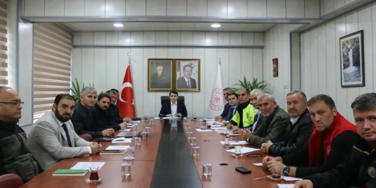 Kış tedbirleri masaya yatırıldı