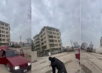 Malatya’da yıkım eğlenceye dönüştü
