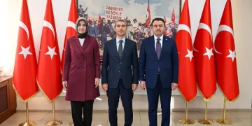 Uşak Valisi Aktaş’a tebrik ziyaretinde bulundular