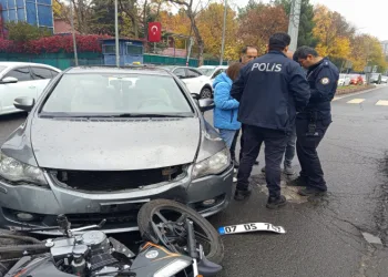 Diyarbakır’da trafik kazası: 1 yaralı